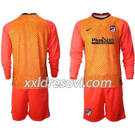 Atlético Madrid Golmanski Dječji Komplet dresovi za nogomet 2020-2021 M003 Dugim Rukavima (+ kratke hlače)